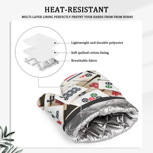 Silicone Oven Mitts Heat Resistant Set