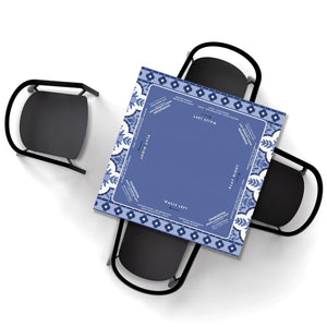 Instructions on tablecloth, easy for beginners that are new to playing Mah jong, Indian Design Mahjong Tablecloth