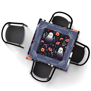 Halloween Mahjong Instructional Tablecloth - Perfect for Events, Mahjong Games, and Halloween Parties, 3