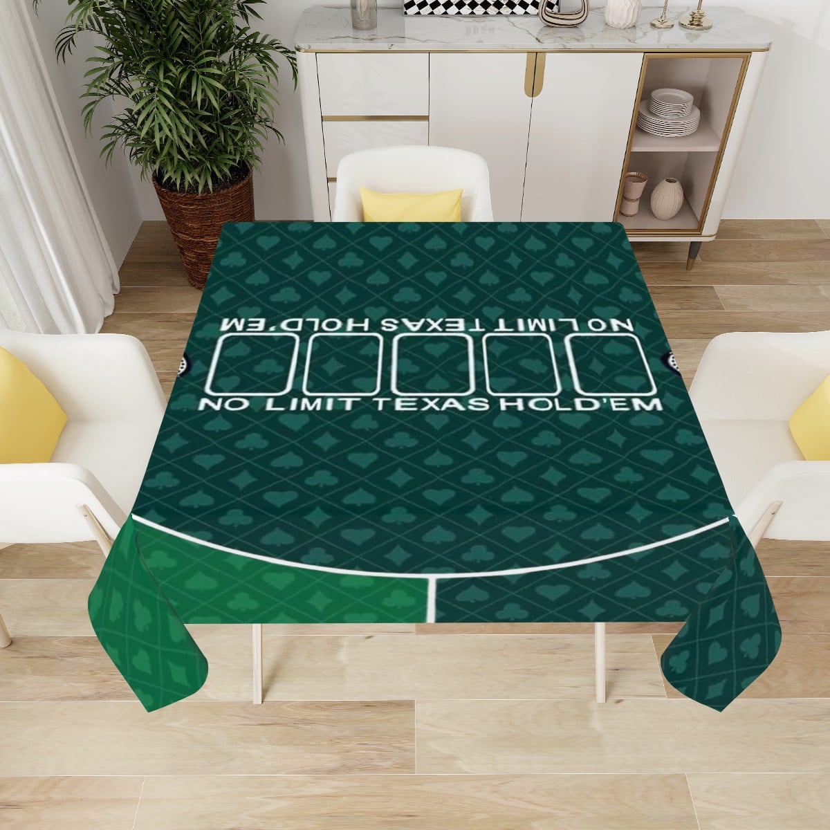 Green Gameplay Tablecloth | Classic Game Table Design