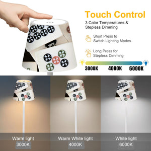 Mahjong LED Cordless Table Lamp
