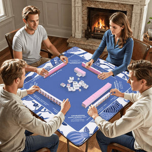 Blue Butterfly Mat 31.5x 31.5 - Smooth Surface for Great Game Night Experiences