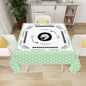 Polka Dot Mahjong Tablecloth – 60 Inch