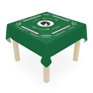 Mahjong Mat with Instructions - Mahjong Tablecloth Size 55 x 55, Mahjong with Rules, great for beginners learning how to play