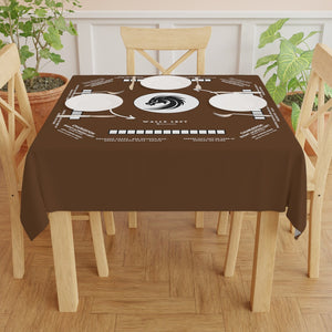 Mahjong Mat with Instructions - Mahjong Tablecloth Size 55 x 55, Mahjong with Rules, great for beginners learning how to play
