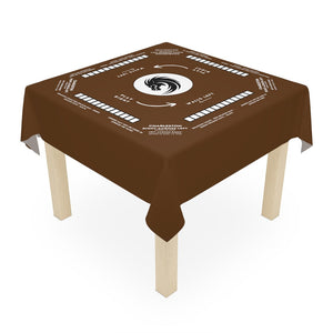 Mahjong Mat with Instructions - Mahjong Tablecloth Size 55 x 55, Mahjong with Rules, great for beginners learning how to play