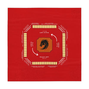 Mahjong Tablecloth, Rules and Instructions, Game Board (55.1 x 55.1)
