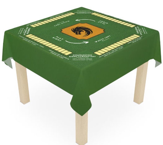 Mahjong Tablecloth, Rules and Instructions, Game Board (55.1 x 55.1)