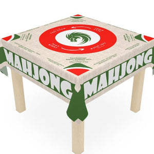 Mahjong Tablecloth, Rules and Instructions, Game Board (55.1 x 55.1)