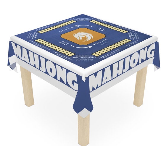 Mahjong Tablecloth, Rules and Instructions, Game Board (55.1 x 55.1)