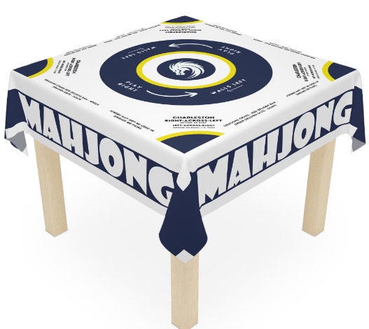 Mahjong Tablecloth, Rules and Instructions, Game Board (55.1 x 55.1)
