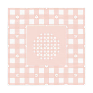 Pink Plaid Daisy Design Tablecloth - Perfect for making your home prettier