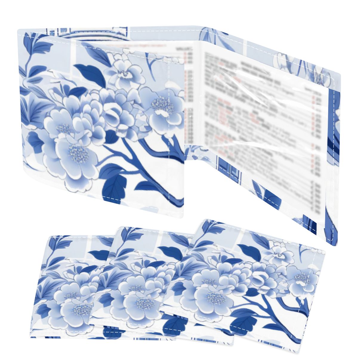 Blue Branch Card Holder