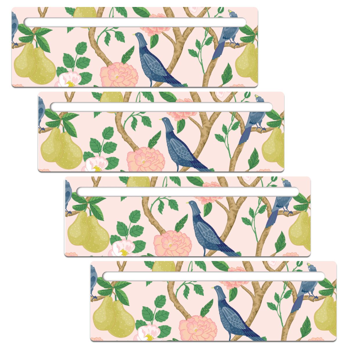 Blue Birdie Mahjong Card Line Reader (Set of 4)