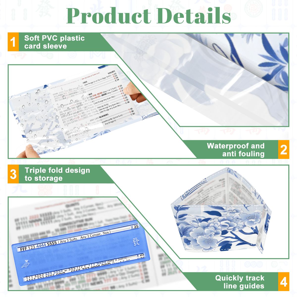 Blue Branch Card Holder