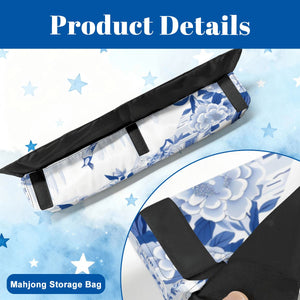 Blue Branch Mahjong Tote Bag Set